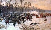Jan Rosen Battle of Stoczek Sweden oil painting artist